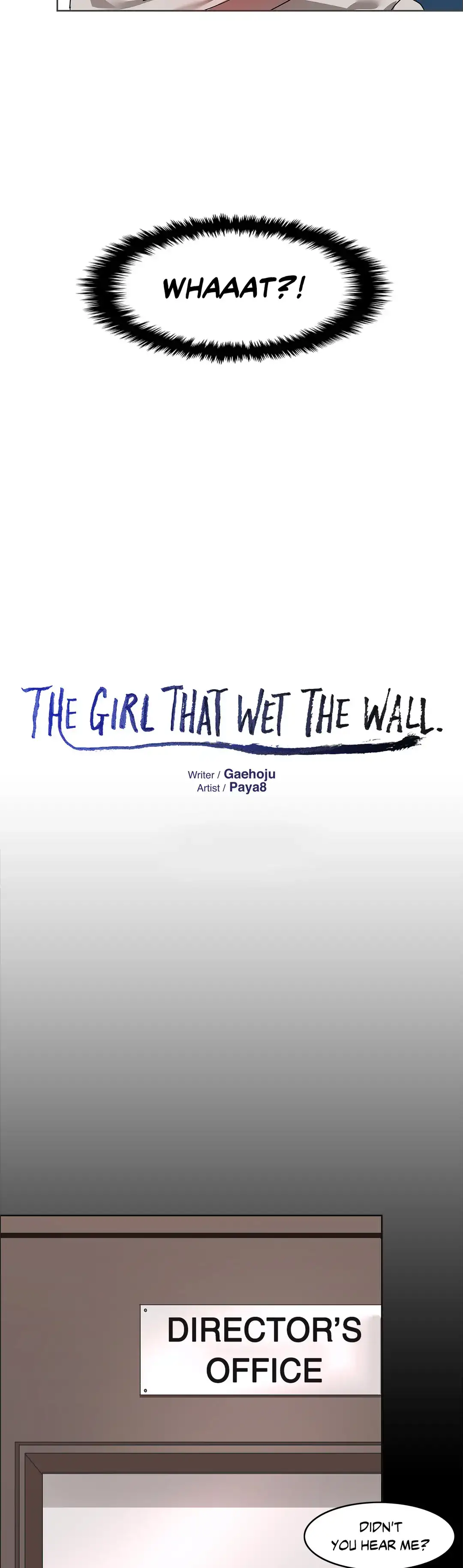 The Girl That Wet the Wall image